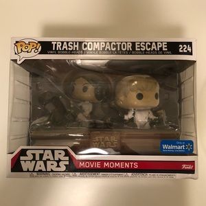 Funko Pop! Star Wars Movie Moments Trash Compactor Escape Luke & Leia
